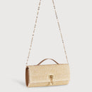 Bolsa Transversal de Corrente Estilo Palha
