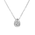 Colar Feminino com Pingente em Formato de Gota