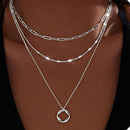 Conjunto de Colar Feminino em Camadas