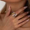 Anel de Strass Luxuoso
