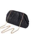 Clutch Transversal Feminina de Palha Trançada