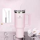 Copo Térmico Inox com Canudo e Tampa Hermética 1200ml