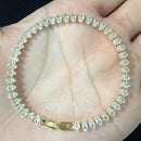 Pulseira Feminina com Zircônia