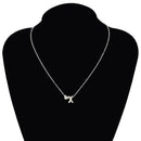 Colar Feminino Letra Inicial com Coração