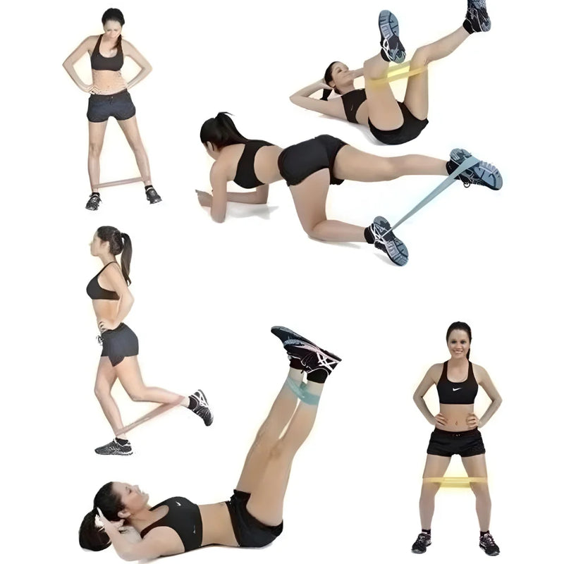 Faixas Elásticas Resistentes para Ginástica