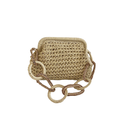 Bolsa de Ombro  com Corrente em Argolas