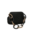 Bolsa de Ombro  com Corrente em Argolas