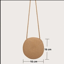 Bolsa Redonda de Palha