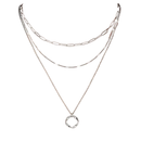 Conjunto de Colar Feminino em Camadas