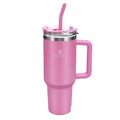 Copo Térmico Inox com Canudo e Tampa Hermética 1200ml