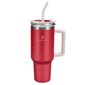 Copo Térmico Inox com Canudo e Tampa Hermética 1200ml