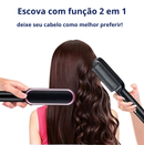 Escova Elétrica Alisadora 2 em 1