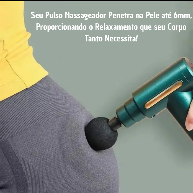 Pistola Elétrica Massageadora