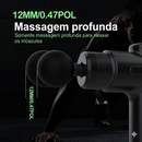 Pistola de Massagem Muscular Profissional com 8 Cabeças