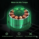 Pistola de Massagem Muscular Profissional com 8 Cabeças