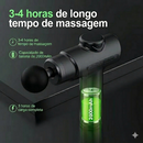 Pistola de Massagem Muscular Profissional com 8 Cabeças