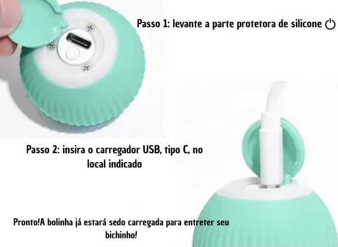 Bolinha Eletrônica Inteligente (para cães e gatos)