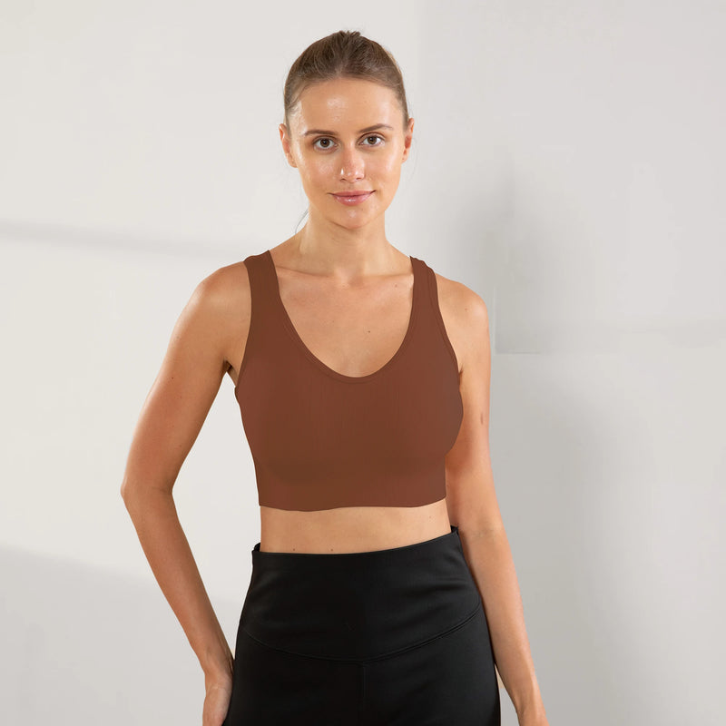 Top Esportivo Feminino sem Costuras