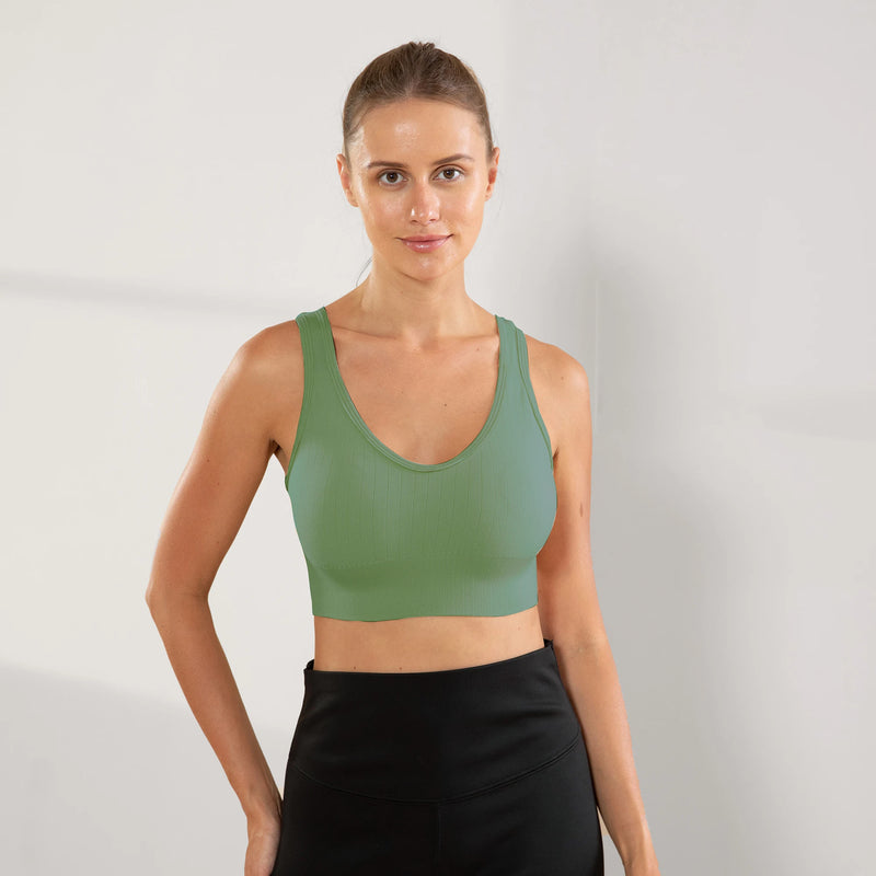 Top Esportivo Feminino sem Costuras