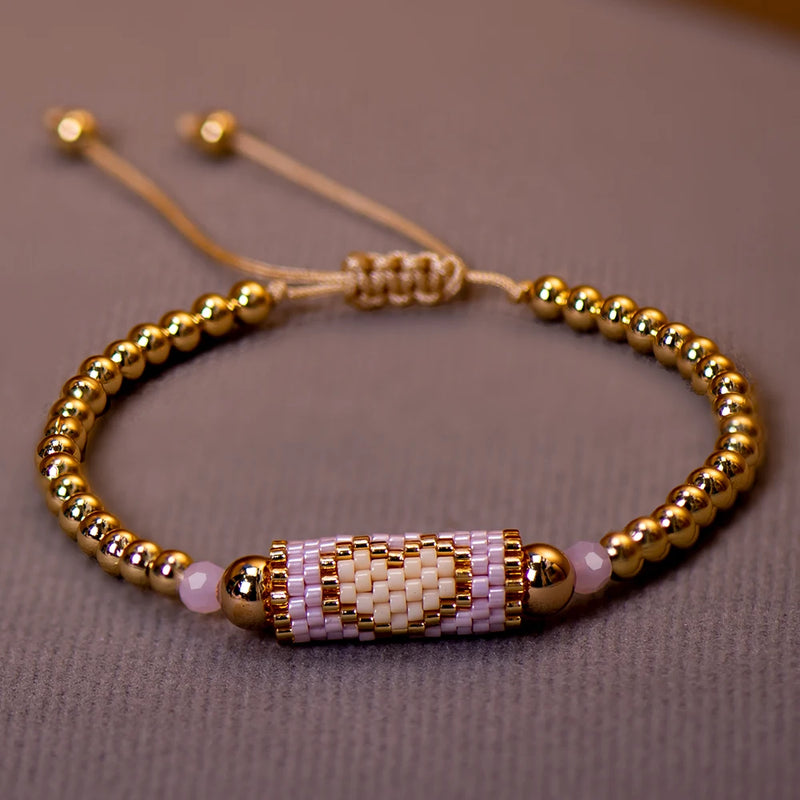 Pulseira de Coração Ajustável Handmade