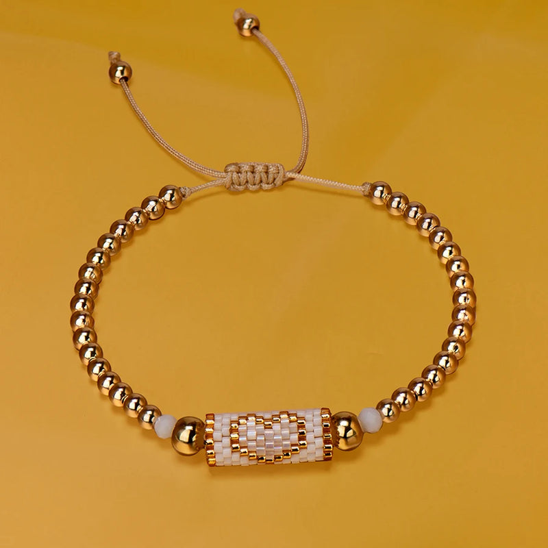 Pulseira de Coração Ajustável Handmade