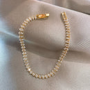 Pulseira Feminina com Zircônia