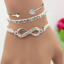 Conjunto de Pulseiras com Strass Elegante