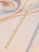 Pulseira Folhas Douradas