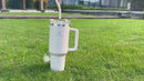 Copo Térmico Inox com Canudo e Tampa Hermética 1200ml